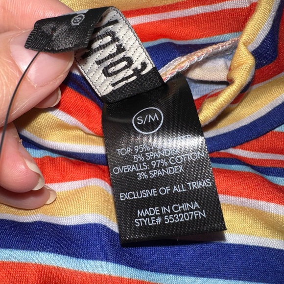 NEW FASHIONNOVA Men Child's Play 3 Piece Chucky Costume Set Blue/combo SIZE S/M - Picture 5 of 6